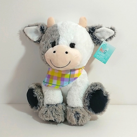 Hug Me Toys Hug Me Stuffed Farm Animal Stuffed Cow Poshmark